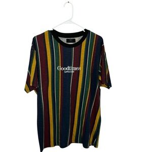 Cotton On Goodtimes Supply Co. Striped Graphic T-Shirt – Size Small